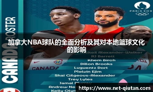 加拿大NBA球队的全面分析及其对本地篮球文化的影响