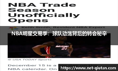 NBA明星交易季：球队动荡背后的转会秘辛