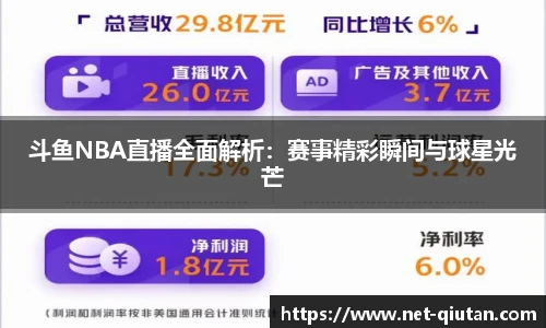 斗鱼NBA直播全面解析：赛事精彩瞬间与球星光芒